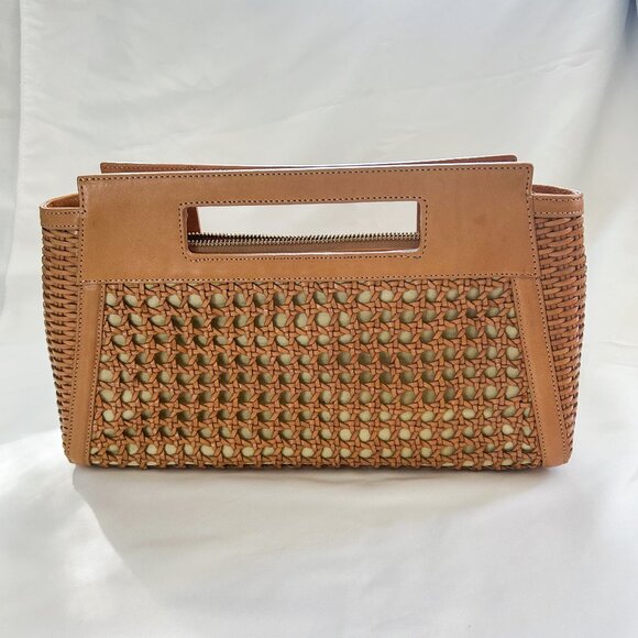 Brahmin Lenox Clutch Natural Nantucket Leather Purse, Originally $298.00 - Picture 5 of 15